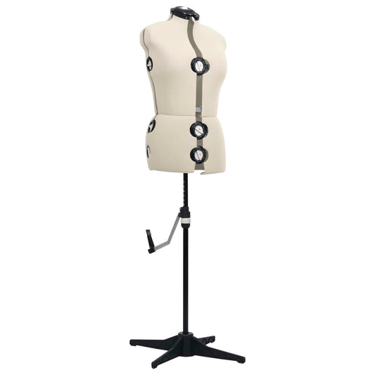 Manichino Femminile Regolabile Crema Taglia M 40-46 - homemem39