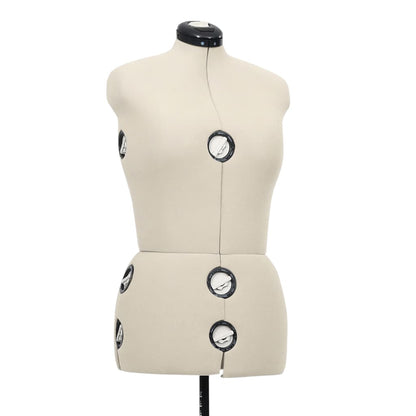 Manichino Femminile Regolabile Crema Taglia M 40-46 | homemem39