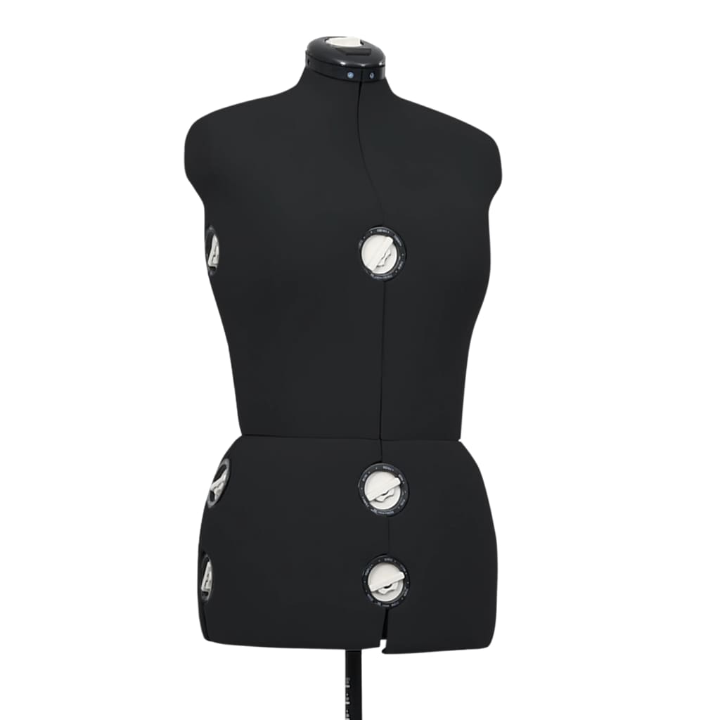 Manichino Femminile Regolabile Nero Taglia M 40-46 | homemem39