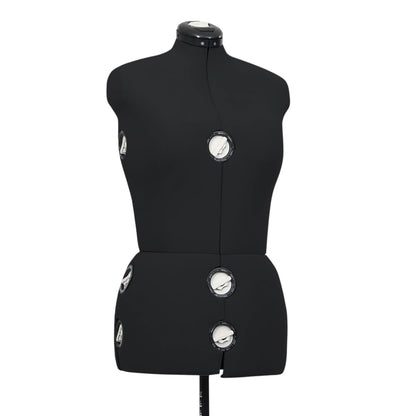 Manichino Femminile Regolabile Nero Taglia M 40-46 | homemem39