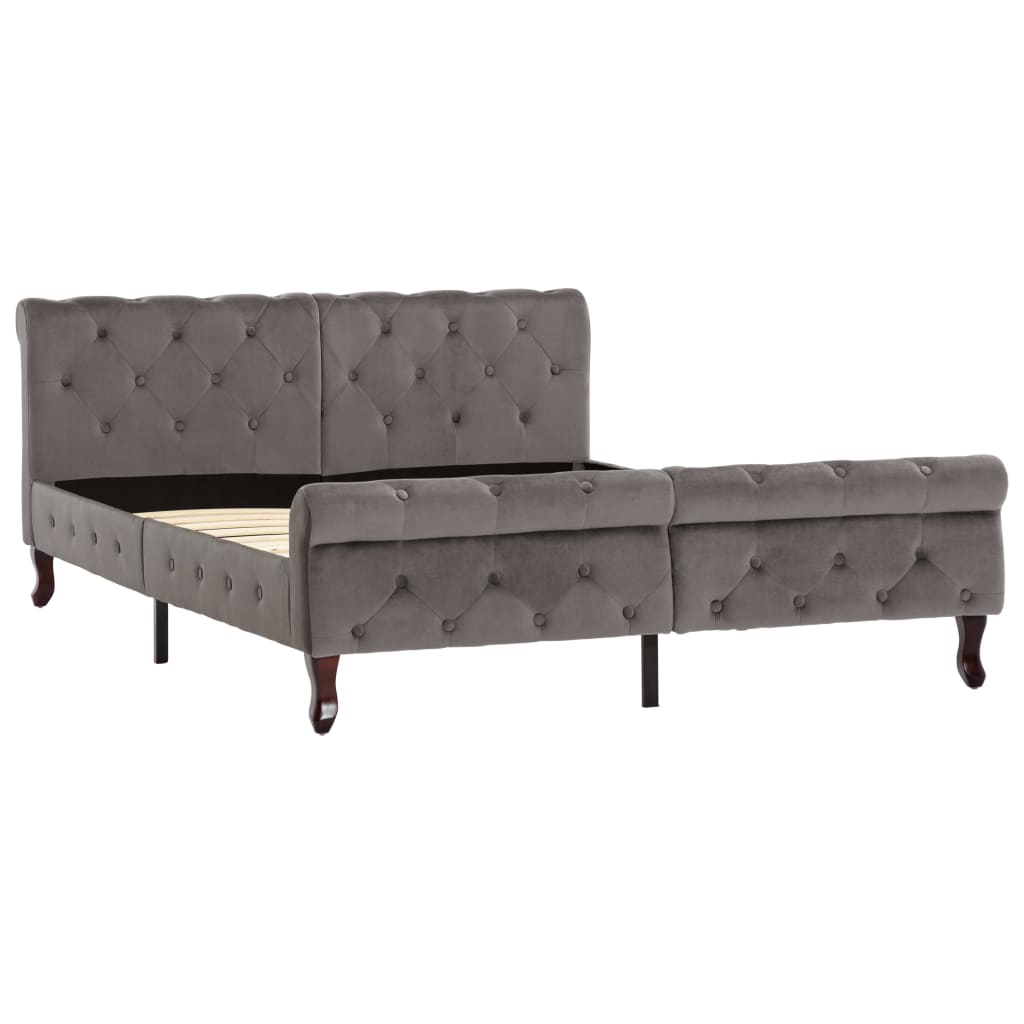 Giroletto Grigio in Velluto 140x200 cm | homemem39