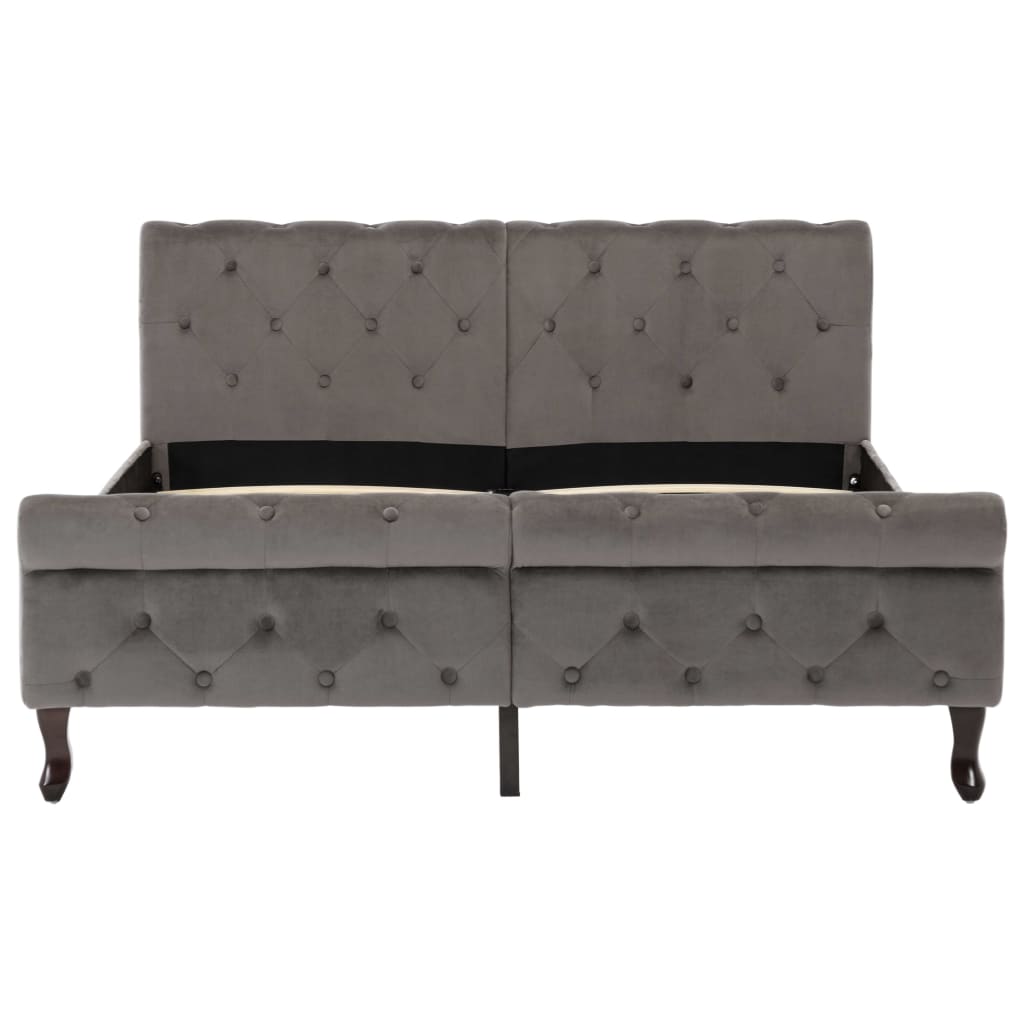 Giroletto Grigio in Velluto 140x200 cm | homemem39