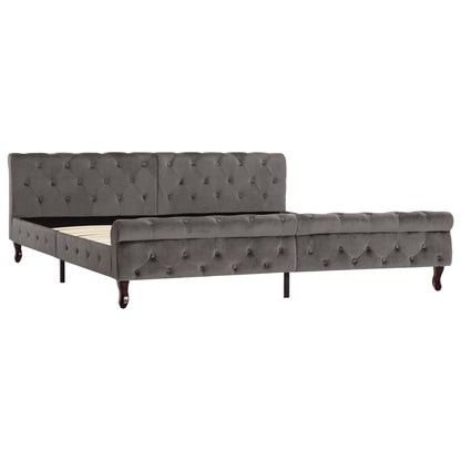 Giroletto Grigio in Velluto 200x200 cm | homemem39