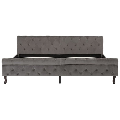 Giroletto Grigio in Velluto 200x200 cm | homemem39