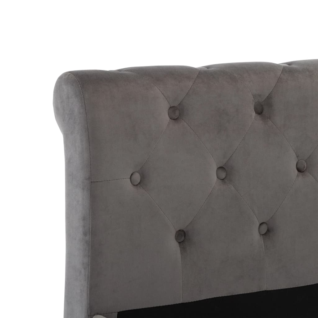 Giroletto Grigio in Velluto 200x200 cm | homemem39