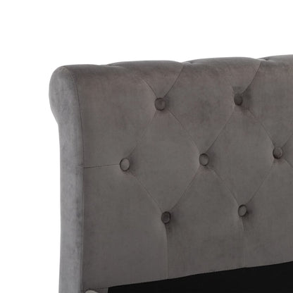 Giroletto Grigio in Velluto 200x200 cm | homemem39