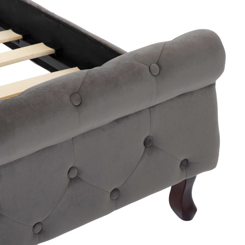 Giroletto Grigio in Velluto 200x200 cm | homemem39