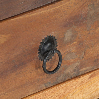 Credenza 70x30x68 cm in Legno Massello di Recupero