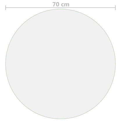 Protezione Tavolo Trasparente Ø 70 cm 1,6 mm in PVC
