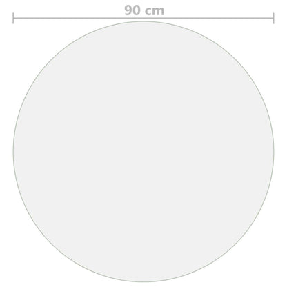 Protezione Tavolo Opaca Ø 90 cm 2 mm in PVC - homemem39