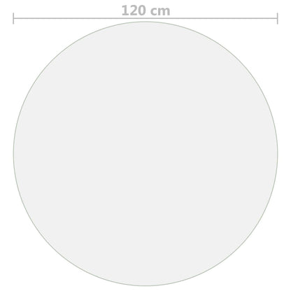 Protezione Tavolo Trasparente Ø 120 cm 2 mm in PVC - homemem39