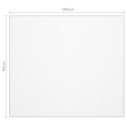 Protezione Tavolo Opaca 100x90 cm 1,6 mm PVC | homemem39