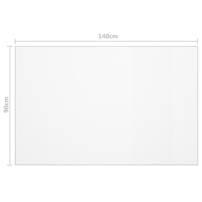Protezione Tavolo Opaca 140x90 cm 1,6 mm PVC - homemem39