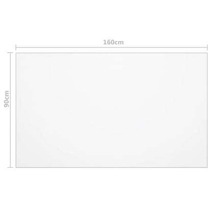 Protezione Tavolo Trasparente 160x90 cm 1,6 mm PVC - homemem39