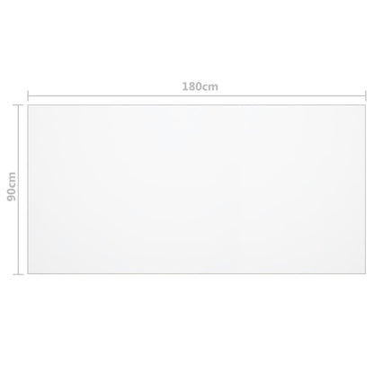 Protezione Tavolo Trasparente 180x90 cm 1,6 mm PVC - homemem39