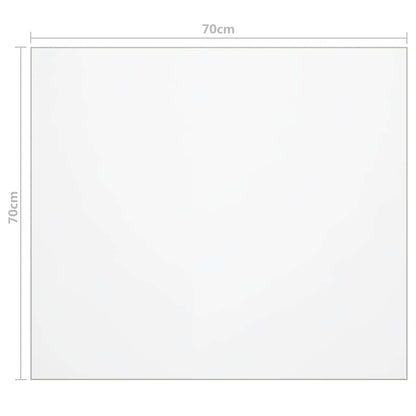 Protezione Tavolo Trasparente 70x70 cm 1,6 mm PVC - homemem39