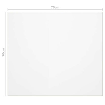 Protezione Tavolo Opaca 70x70 cm 2 mm PVC - homemem39
