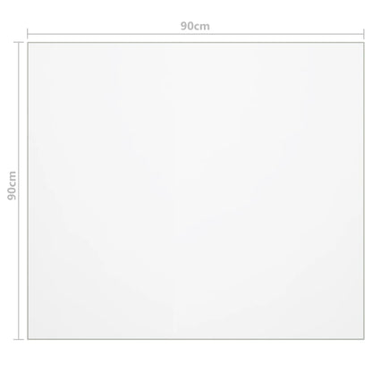 Protezione Tavolo Trasparente 90x90 cm 1,6 mm PVC - homemem39