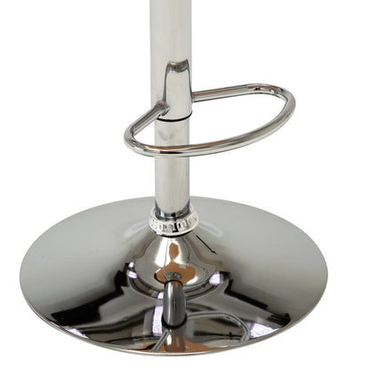 Sedie da Bar 2 pz Nere in Legno Piegato e Similpelle - homemem39