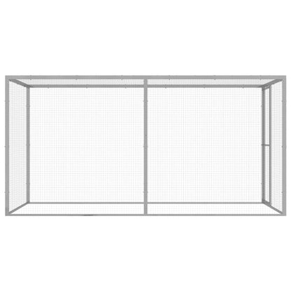 Gabbia per Gatti 3x1,5x1,5 m in Acciaio Zincato - homemem39