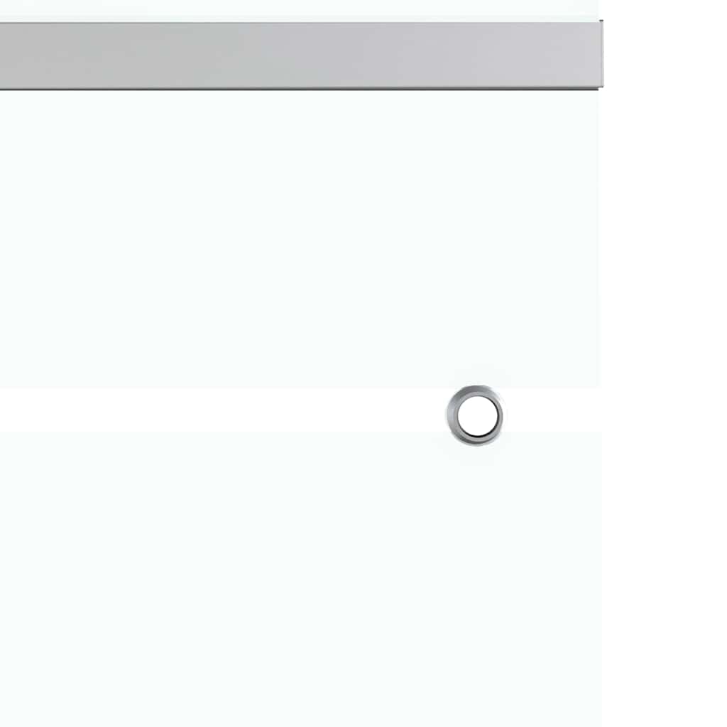 Porta Scorrevole in Vetro ESG e Alluminio 76x212 cm Argento - homemem39