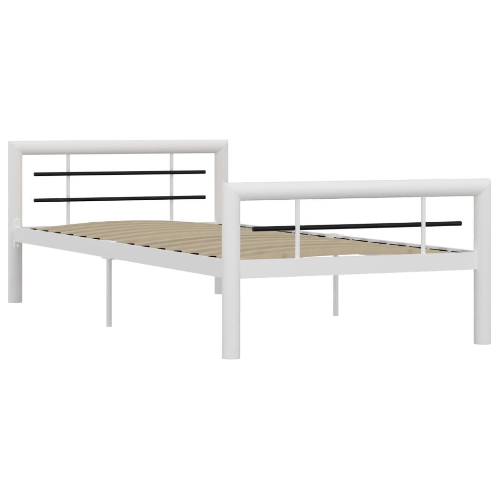 Giroletto Bianco e Nero in Metallo 100x200 cm | homemem39