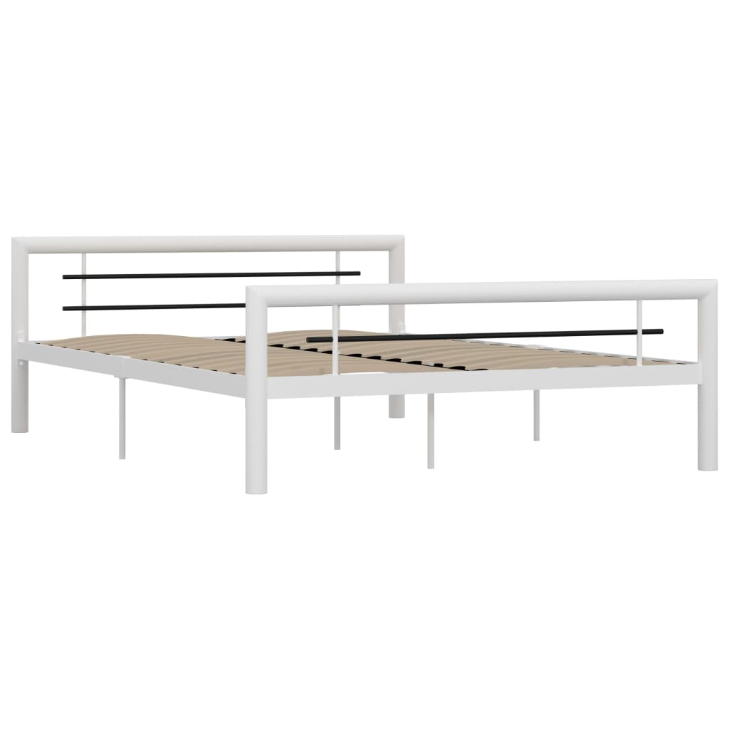 Giroletto Bianco e nero in Metallo 140x200 cm | homemem39
