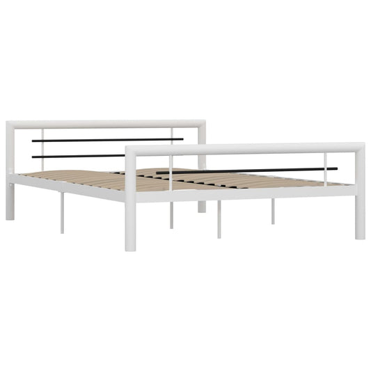 Giroletto Bianco e nero in Metallo 140x200 cm | homemem39