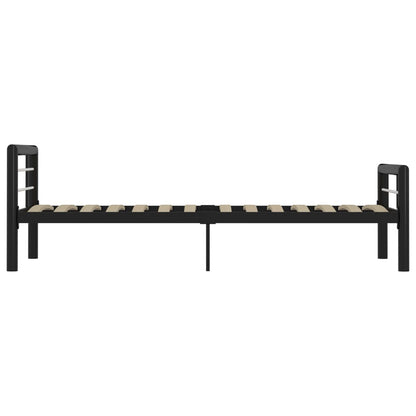 Giroletto Nero e Bianco in Metallo 90x200 cm