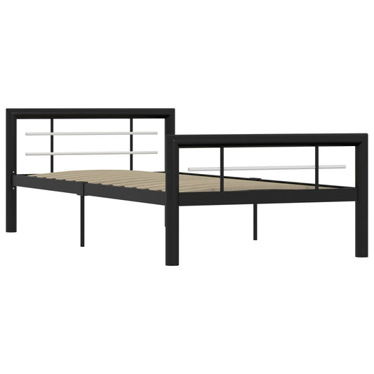 Giroletto Nero e Bianco in Metallo 100x200 cm | homemem39