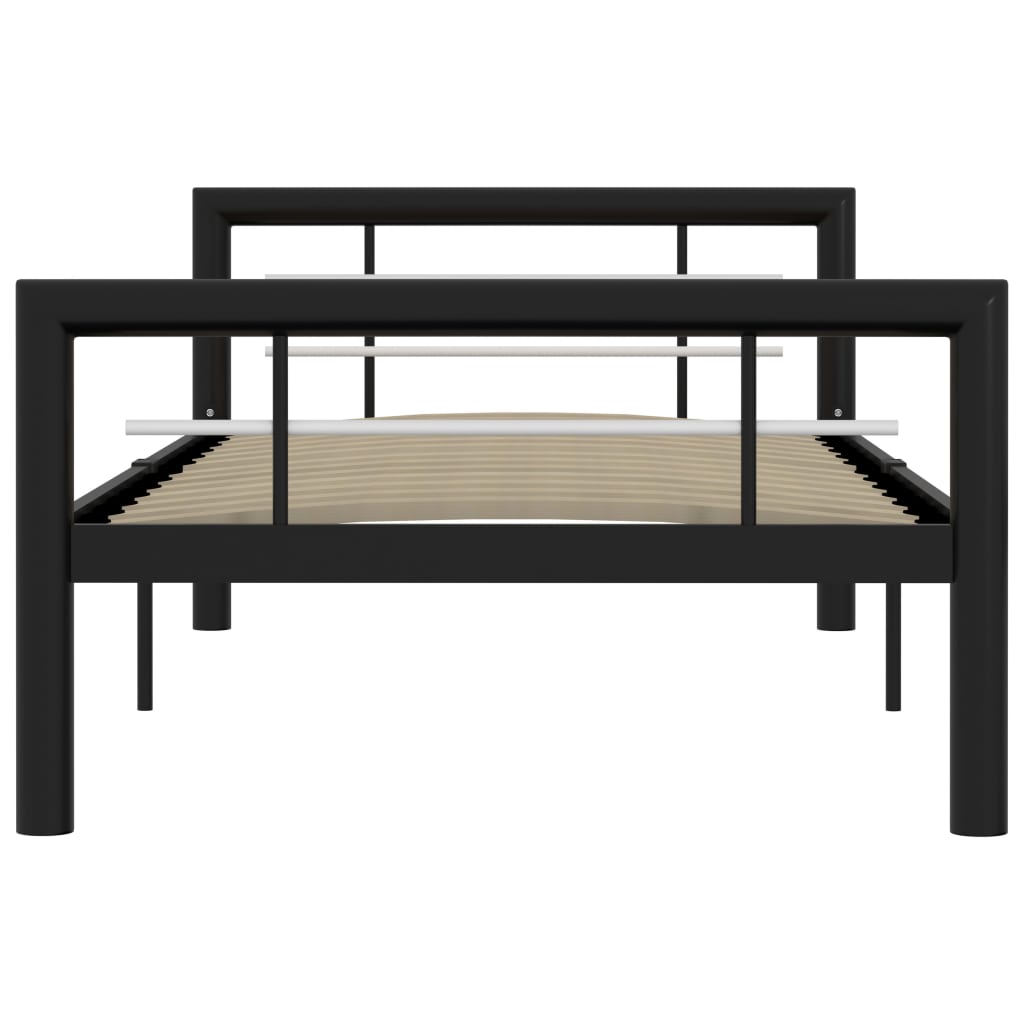 Giroletto Nero e Bianco in Metallo 100x200 cm | homemem39