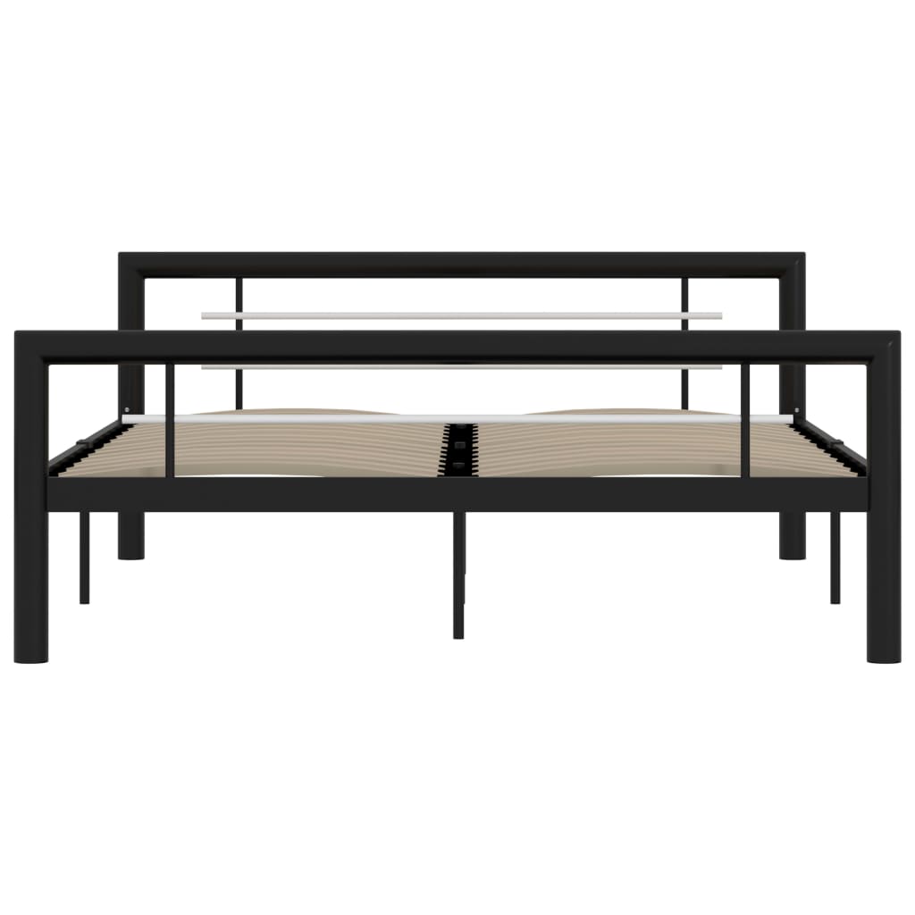 Giroletto Bianco e Nero in Metallo 120x200 cm | homemem39