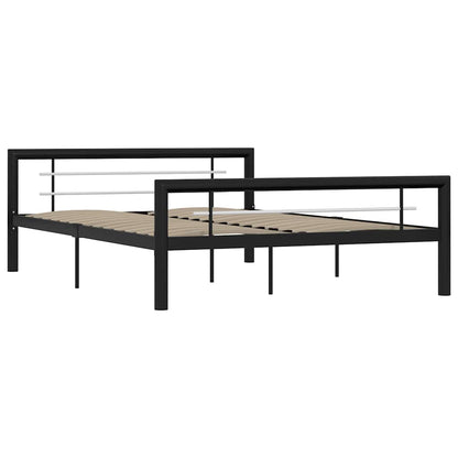 Giroletto Nero e Bianco in Metallo 140x200 cm | homemem39