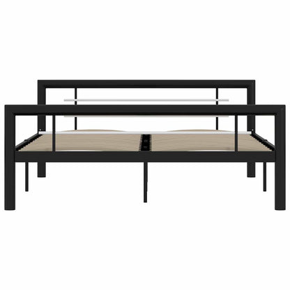 Giroletto Nero e Bianco in Metallo 140x200 cm | homemem39