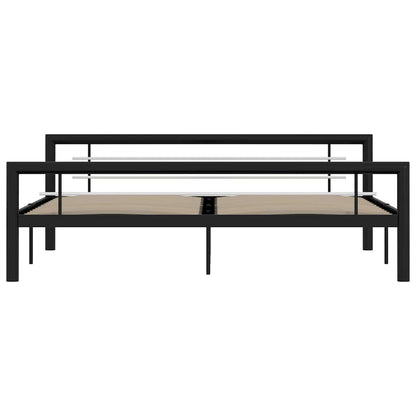 Giroletto Nero e Bianco in Metallo 180x200 cm | homemem39