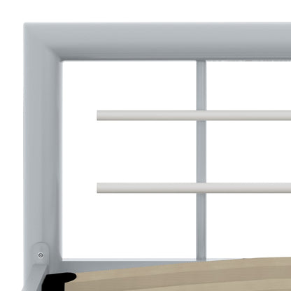 Giroletto Grigio e Bianco in Metallo 140x200 cm | homemem39