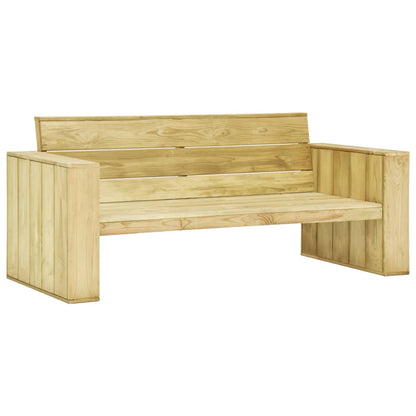 Set Divani da Giardino 2 pz in Legno di Pino Impregnato | homemem39