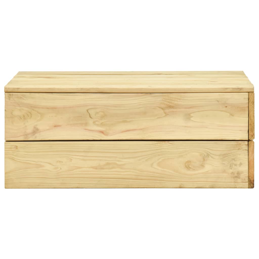 Set Divani da Giardino 2 pz in Legno di Pino Impregnato | homemem39