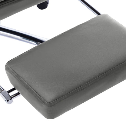 Sedia da Ufficio Antracite in Similpelle - homemem39