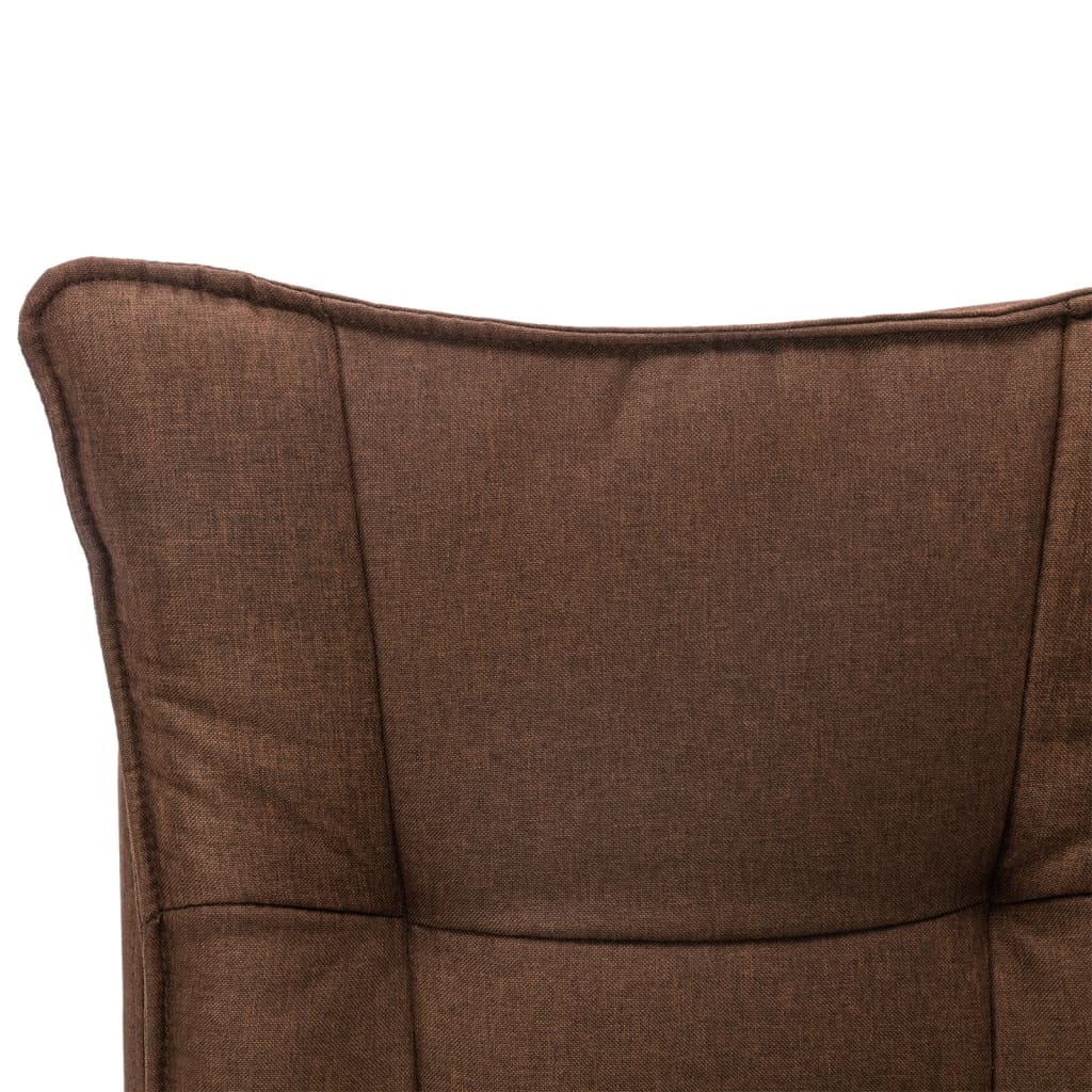 Sedia da Ufficio Marrone in Tessuto