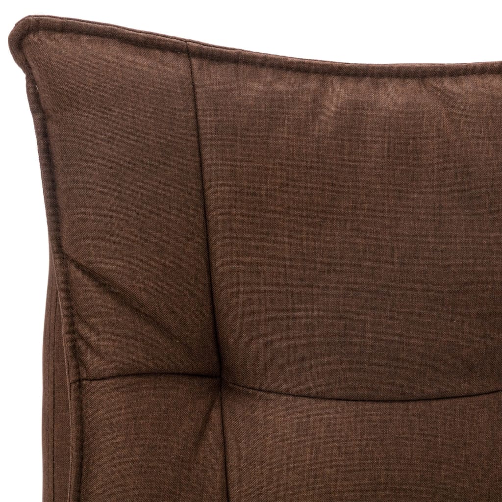 Sedia Massaggiante da Ufficio Marrone in Tessuto