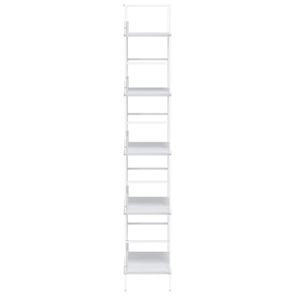 Scaffale Libri 5 Ripiani Bianco 60x27,6x158,5 Legno Multistrato