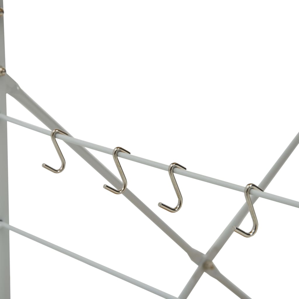 Mobile Microonde Bianco Rovere 60x39,6x79,5cm Legno Multistrato - homemem39