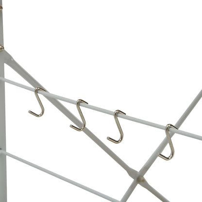 Mobile Microonde Bianco Rovere 60x39,6x79,5cm Legno Multistrato - homemem39