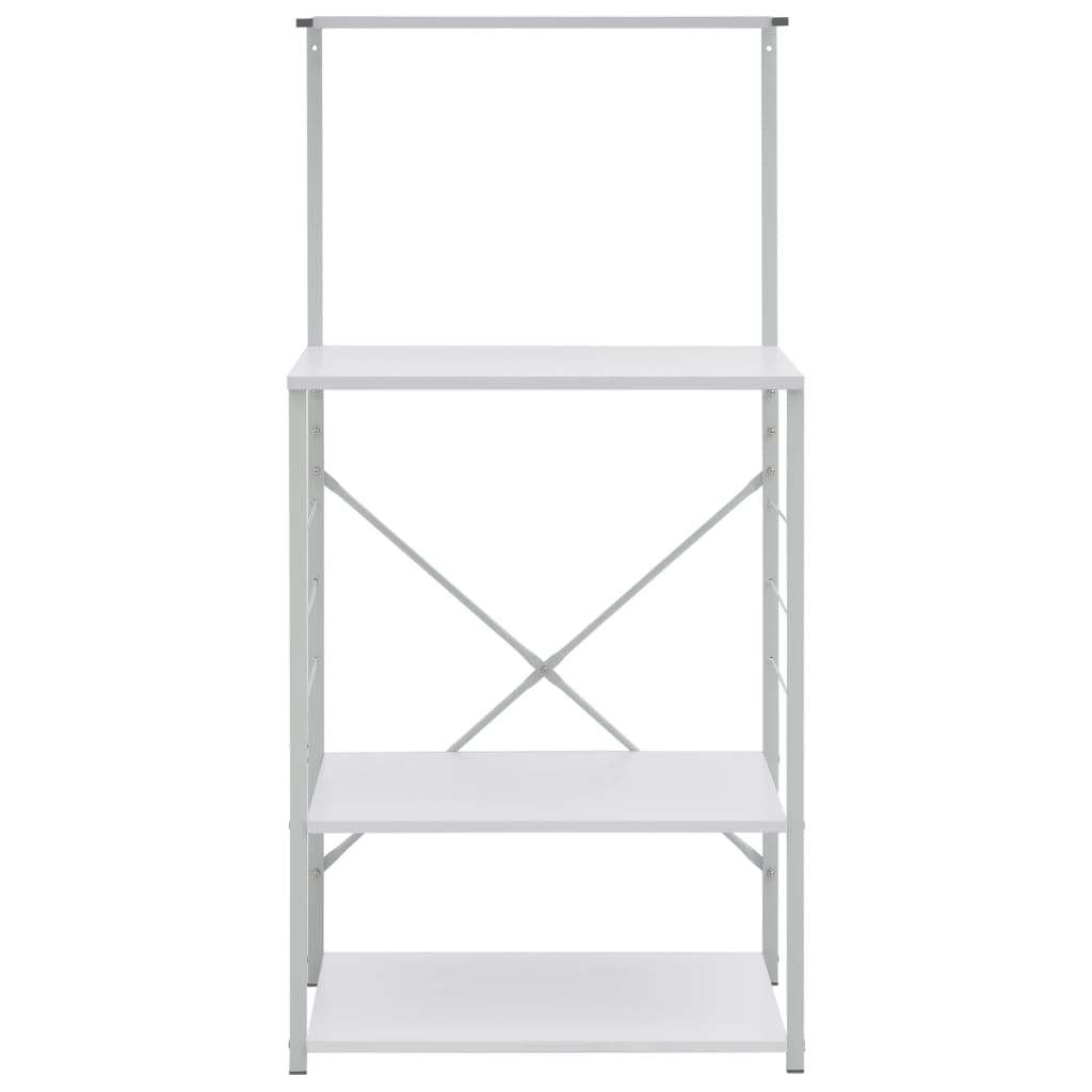 Mobile per Microonde Bianco 60x39,6x123 cm Legno Multistrato - homemem39