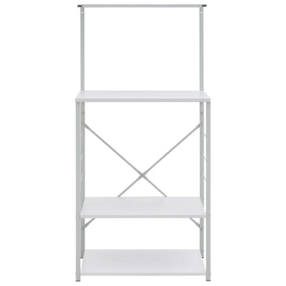Mobile per Microonde Bianco 60x39,6x123 cm Legno Multistrato - homemem39