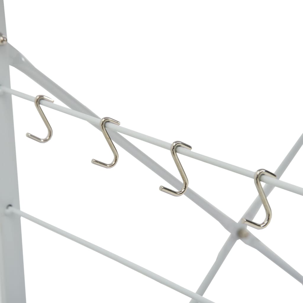 Mobile per Microonde Bianco 60x39,6x123 cm Legno Multistrato - homemem39