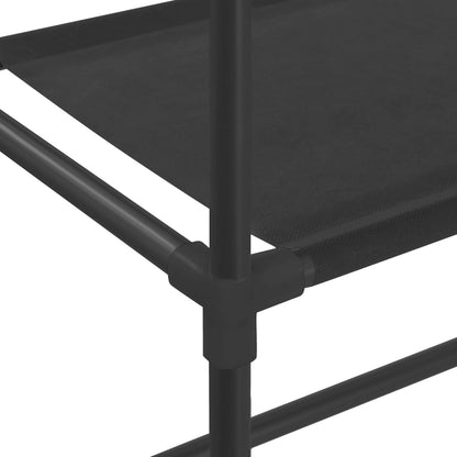 Scaffale per Lavatrice con 3 Ripiani Nero 69x28x169 cm - homemem39
