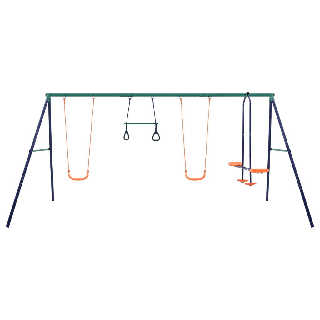 Set Altalene con Anelli per Ginnastica e 4 Sedili in Acciaio | homemem39