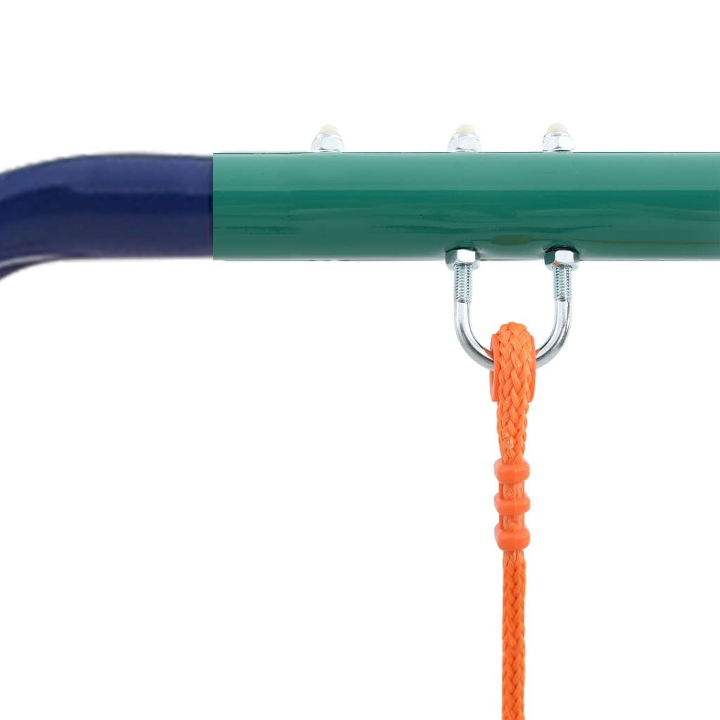 Set Altalene con Anelli per Ginnastica e 4 Sedili in Acciaio - homemem39